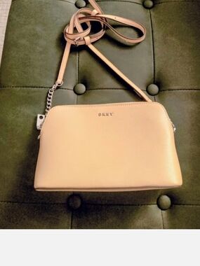DKNY Yellow Leather Crossbody Like New